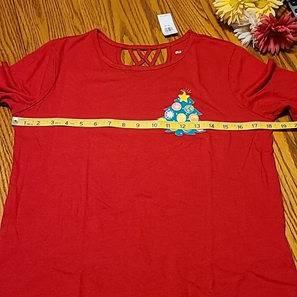 NWT Old Navy Christmas Tree Holiday Top